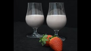 JAHODOVÝ VAJEČNÝ LIKÉR  STRAWBERRY EGGNOG  草莓蛋酒 [upl. by Nerte]