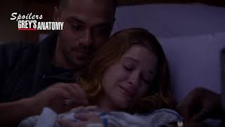 GREYS ANATOMY 11x11 Jackson amp April Nacimiento de Samuel Avery [upl. by Ynaffad]