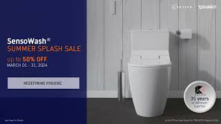 Shop for Duravit Sensowash up to 50 off until March 31 only on Kuysen [upl. by Anglo]