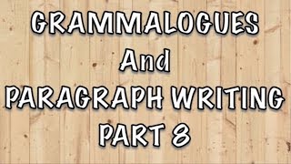 Grammalogues and Paragraph Writing  Part 8 [upl. by Florance]