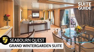 Seabourn Quest  Grand Wintergarden Suite Full Walkthrough Tour  4K [upl. by Nelluc]