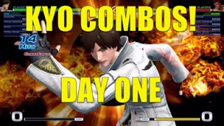 The King Of Fighters XIV Demo  Kyo Combos Day 1 [upl. by Adil]