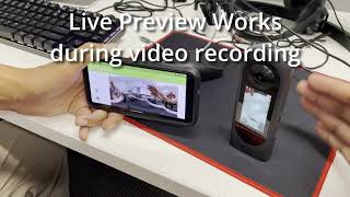 RICOH THETA X Live View Over HTTP While Recording Video [upl. by Kenta]