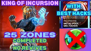 Easiest Way To Cheese Incursions With Aegon With Best Hacks  25 Zones Completed No Revives [upl. by Powe984]