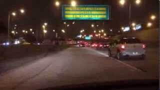 Kennedy I90I94 reversible lanes opening to Chicagobound traffic [upl. by Petey681]