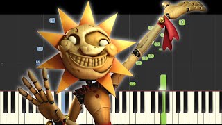 FNAF Security Breach  Superstar Daycare  Piano Tutorial [upl. by Mcferren]