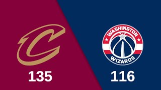 Cleveland Cavaliers 135 Washington Wizards 116 Highlights October 26 202425 NBA Season [upl. by Collins197]