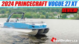 2024 Princecraft Vogue 27 XT boatreview [upl. by Nirb]