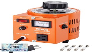 VEVOR 500VA Auto Variable Voltage Transformer 384 Amp 110V Input 0130V Output Review [upl. by Assiluj]