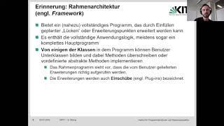 25 Übung Entwurfsmuster Adapter Besucher Struktur Schablonen in Mosaique Refaktorisierung Git [upl. by Droffats899]