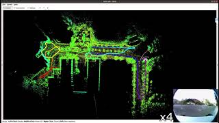 SLAM InOutdoor mapping with LeGOLOAM [upl. by Car]