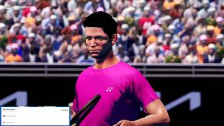 FINALE SA ALCARAZOM  PRVI GRADN SLAM  AO TENNIS 2  GAMEPLAY [upl. by Anele]