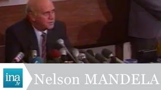 Frederik De Klerk annonce la libération de Nelson Mandela  Archive vidéo INA [upl. by Sandi214]