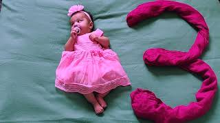 Easy baby monthly photoshoot tips 3 Types of baby photography ideas at home [upl. by Selry]