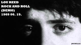 Lou Reed Rock and Roll Studio Rough Mix Demo 1969 [upl. by Valoniah]