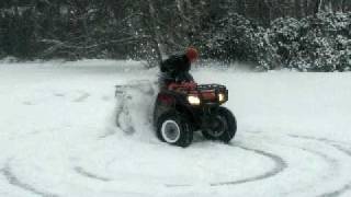 Quad bike on ice [upl. by Nuawad]