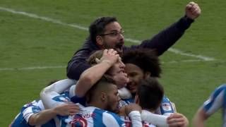 HIGHLIGHTS Huddersfield Town 21 Leeds United [upl. by Ninon847]