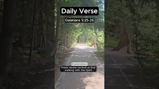 1 Verse 1 Minute Galatians 525 daily bible verseoftheday spiritualgrowth galatians shorts [upl. by Aivat140]