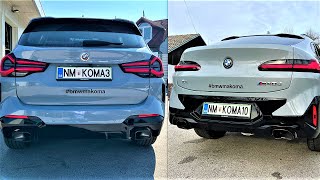 New BMW X3 2023 vs New BMW X4 M40d  Acceleration Comparison by Supergimm [upl. by Alexandrina]