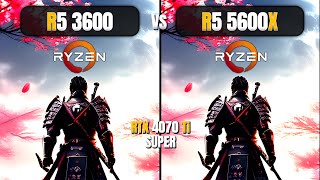 AMD Ryzen 5 3600 vs AMD Ryzen 5 5600x  12 Games Tested [upl. by Mell837]