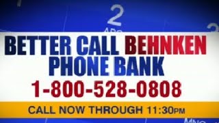 Call 18005280808 to reach our Better Call Behnken phone bank and claim your cash [upl. by Noxid]