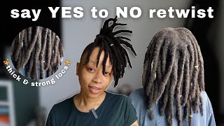 Never worry about thinning locs  heathly locs tips no more retwist semi freeform journey [upl. by Anehc]