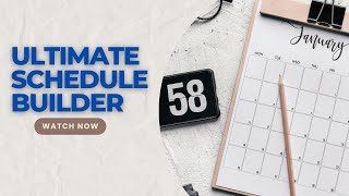 Ultimate Schedule Builder [upl. by Modeste]