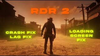 RDR 2  CRASH AFTER 1520 MINUTE PROBLEM FIXSTUCK ON LOADING SCREEN FIXLAG FIX APUNKAGAMES rdr2 [upl. by Aseefan]