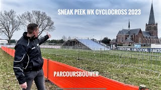 Sneak preview World Championship Hoogerheide 2023  Parcours check met Jens van der Poel [upl. by Harmonia745]