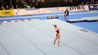 Ksenia Afanasyeva RUS FX  Stuttgart Team Challenge Final [upl. by Ennoid]