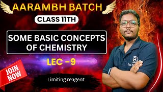 SOME BASIC CONCEPTS OF CHEMISTRY  LEC 9  AARAMBH BATCH  CLASS 11TH  DEAR SIR BARI SIR chse [upl. by Rox447]