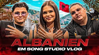 OFFIZIELLER ALBANIEN EM 2024 SONG VON ICON 6 KÜNSTLERN 🇦🇱😍 STUDIO SESSION VLOG [upl. by Nellak]