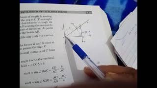 Analytical conditions of equilibrium of coplanar Forces example of exercise 51lecture3 [upl. by Stephan]