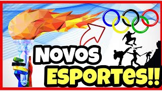 OS NOVOS ESPORTES OLÍMPICOS  Saiba quais são [upl. by Inajar868]