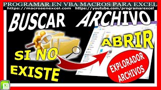 87 ❤️ Como VERIFICAR SI un 🔥 ARCHIVO EXISTE sino ABRE EXPLORADOR Archivos para SELECCIONARLO [upl. by Enert]