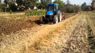 New holland td95d con trivomere [upl. by Nwahsor]