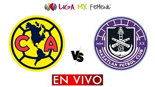 AMERICA VS MAZATLAN EN VIVO  LIGA BBVA MX FEMENIL APERTURA 2024  DONDE VER EN VIVO [upl. by Euqinor]