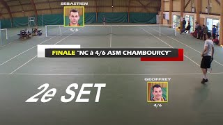 Geoffrey 46 vs Sébastien 56  Finale NC a 46 ASM Chambourcy  2e set  30042016 [upl. by Amron]