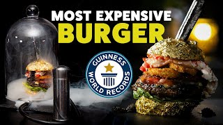 Most Expensive Hamburger  Records Weekly  Guinness World Records [upl. by Eintruoc]