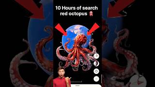 After 10 hours of search i found red octopus on Googleearth 🤯😱 looks creepy🤢 hiddenearth01 shorts [upl. by Inor]