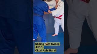 OKURI ASHI BARAI judo sliding foot sweep by Graeme Spinks [upl. by Jammin]