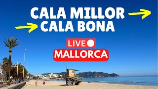 🔴 LIVE Cala Millor to Cala Bona Majorca Mallorca  24 March 2024 [upl. by Ahsinoj]