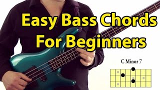 Easy Bass Guitar Chords for Beginners [upl. by Noelle952]