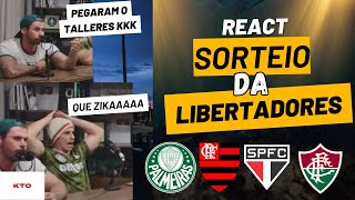 REACT  SORTEIO DA LIBERTADORES 2024 [upl. by Setarcos]