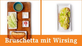 Bruschetta Rezept mit Wirsing [upl. by Alemac]