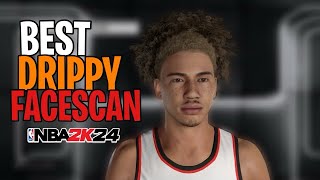 BEST DRIPPY FACESCAN IN NBA 2K24 I COMP FACE CREATION current gen [upl. by Efrem]