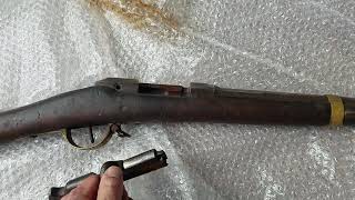 Unboxing a Bgrade Mle 1874 M80 Fusil Gras Cavalry Carbine from Royal Tiger Imports RTI [upl. by Elsy]