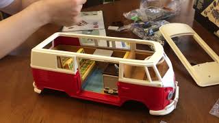 Unboxing Playmobil 70176 Volkswagen T1 Camping Bus 摩比 70176 福斯露營車開箱 プレイモービル 플레이모빌 [upl. by Aynahs]