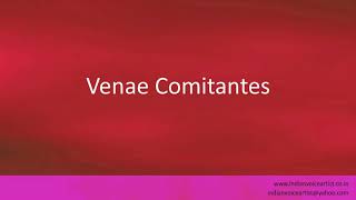 Pronunciation of the words quotVenae Comitantesquot [upl. by Avrenim114]