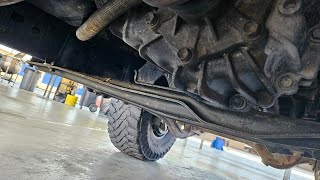 Toyota KZJ78 transfer case oil change [upl. by Ahsino]